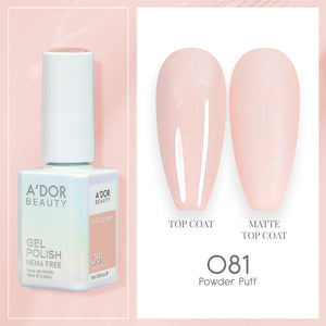A'DOR HEMA-Free Gel Polish - 081 - Powder Puff - 0.6 oz