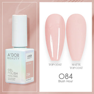 A'DOR HEMA-Free Gel Polish - 084 - Blush Hour - 0.6 oz