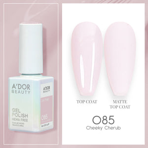A'DOR HEMA-Free Gel Polish - 085 - Chekky Cherub - 0.6 oz