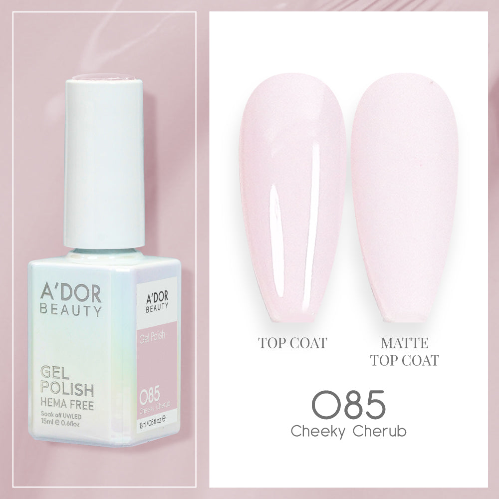 A'DOR HEMA-Free Gel Polish - 085 - Chekky Cherub - 0.6 oz
