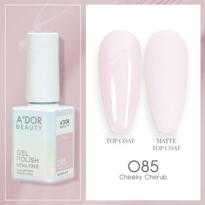 A'DOR HEMA-Free Gel Polish - 085 - Chekky Cherub - 0.6 oz