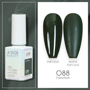 A'DOR HEMA-Free Gel Polish - 088 - Camoflush - 0.6 oz