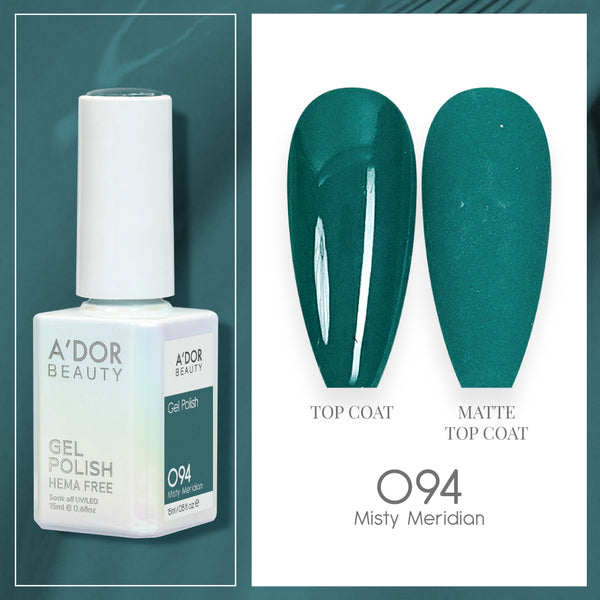 A'DOR HEMA-Free Gel Polish - 094 - Misty Meridian - 0.6 oz