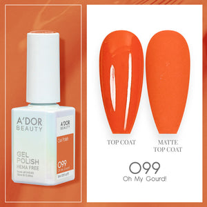 A'DOR HEMA-Free Gel Polish - 099 - Oh My Gourd - 0.6 oz