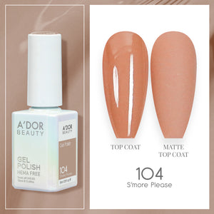 A'DOR HEMA-Free Gel Polish - 104 - S'more Please - 0.6 oz