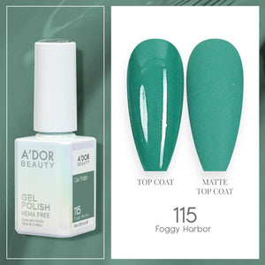 A'DOR HEMA-Free Gel Polish - 115 - Foggy Harbor - 0.6 oz