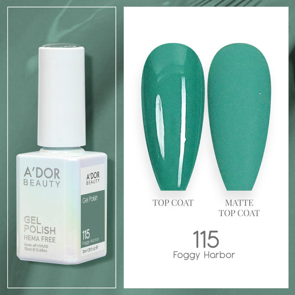 A'DOR HEMA-Free Gel Polish - 115 - Foggy Harbor - 0.6 oz