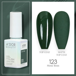 A'DOR HEMA-Free Gel Polish - 123 - Moss Boss - 0.6 oz