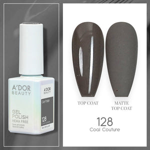 A'DOR HEMA-Free Gel Polish - 128 - Coal Couture - 0.6 oz