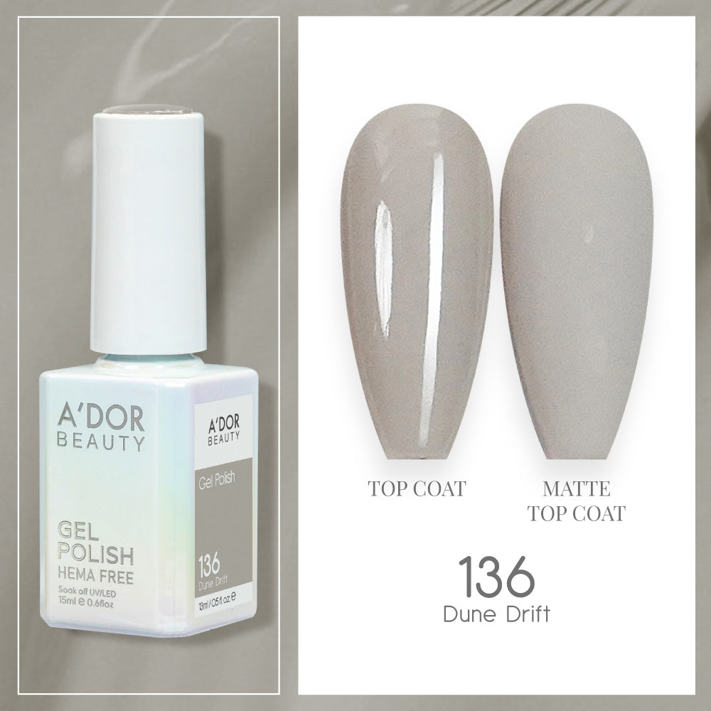 A'DOR HEMA-Free Gel Polish - 136 - Dune Drift - 0.6 oz