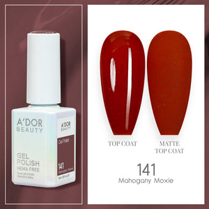 A'DOR HEMA-Free Gel Polish - 141 - Mahogany Moxie - 0.6 oz