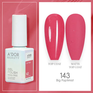 A'DOR HEMA-Free Gel Polish - 143 - Big Poptimist - 0.6 oz