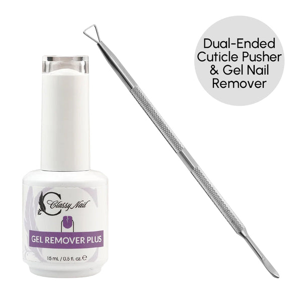 Dual-Ended Cuticle Pusher & Gel Nail Remover