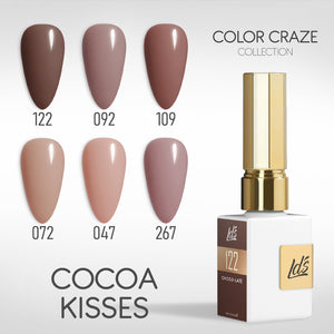 LDS Color Craze Gel Set - Cocoa Kisses - 122, 092, 109, 072, 047, 267