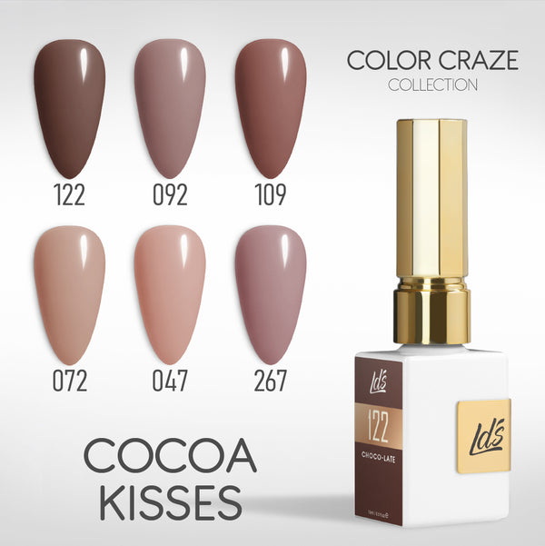 LDS Color Craze Gel Set - Cocoa Kisses - 122, 092, 109, 072, 047, 267