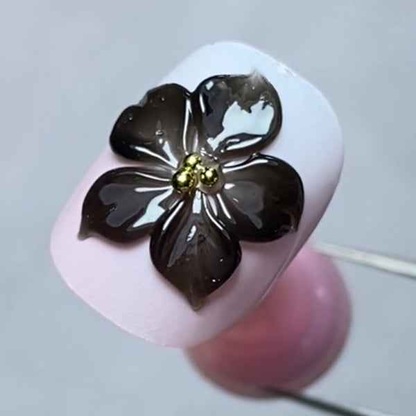 LAVIS Builder Gel Jar Non Sticky - 04 Black 15g