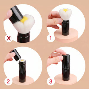 Blossom Dust Brush - White