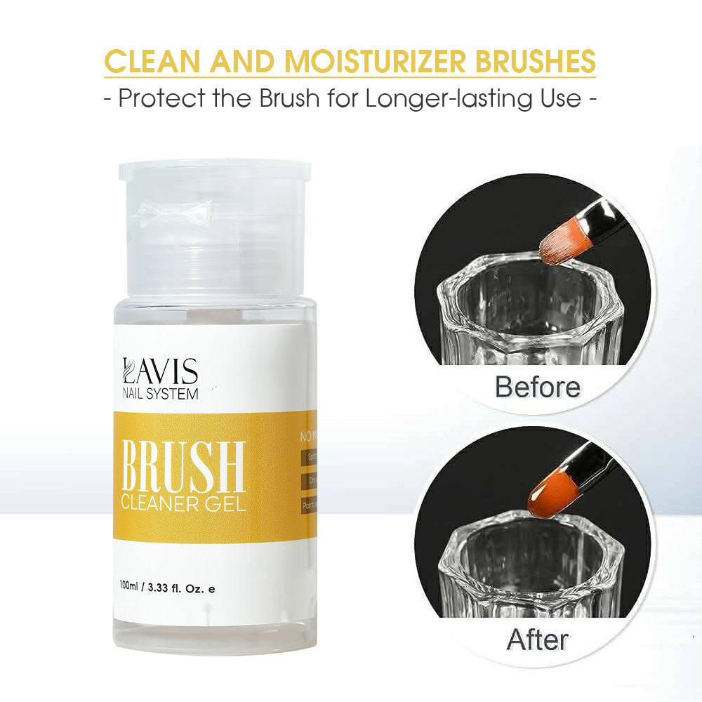 LAVIS Brush Cleaner Gel 100ml