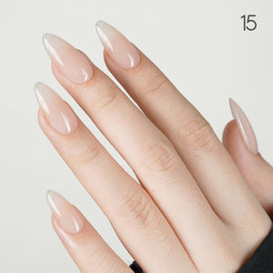 LAVIS Builder Gel In The Bottle (ver 2) - 15 Lily Veil - Gel Polish 0.5oz