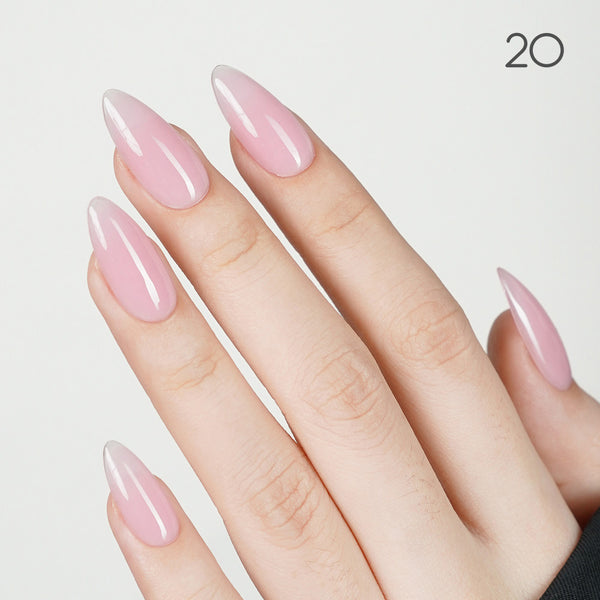 LAVIS Builder Gel In The Bottle (ver 2) - 20 Icy Quartz - Gel Polish 0.5oz