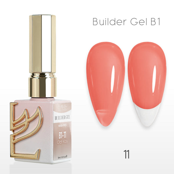 LAVIS Builder Gel In The Bottle - B1-11 Rosé - Gel Polish 0.5oz
