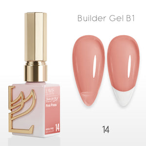 LAVIS Builder Gel In The Bottle - B1-14 Pink Press - Gel Polish 0.5oz