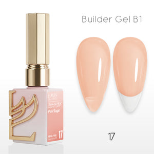 LAVIS Builder Gel In The Bottle - B1-17 Pink Sugar - Gel Polish 0.5oz