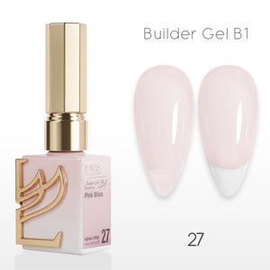 LAVIS Builder Gel In The Bottle - B1-27 Pink Bliss - Gel Polish 0.5oz