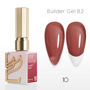 LAVIS Builder Gel In The Bottle - B2-10 Currant Lover - Gel Polish 0.5oz