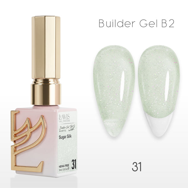LAVIS Builder Gel In The Bottle - B2-31 Sugar Silk - Gel Polish 0.5oz