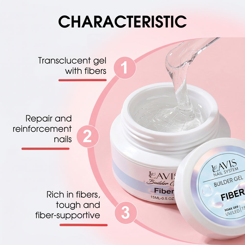 LAVIS Builder Gel - Fiber - 15g