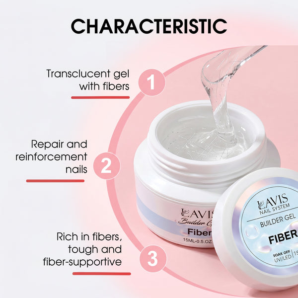 LAVIS Builder Gel - Fiber - 15g