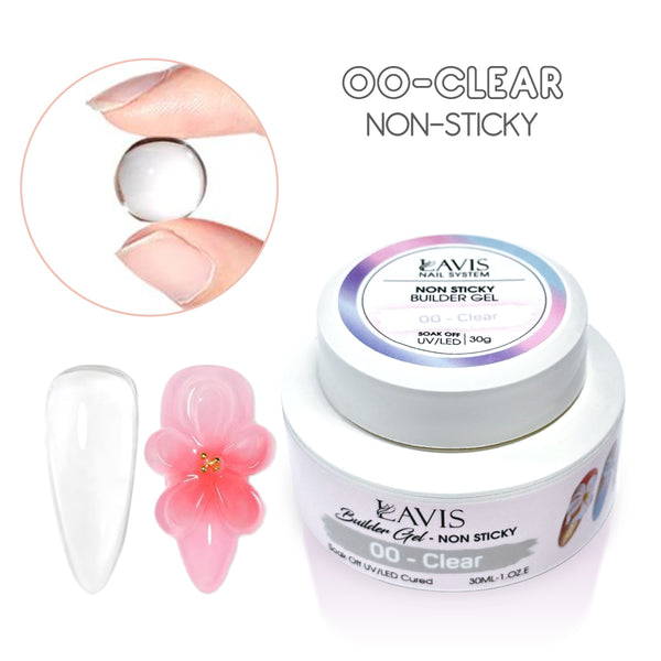 LAVIS Builder Gel Jar Non Sticky - 00 Clear 30g