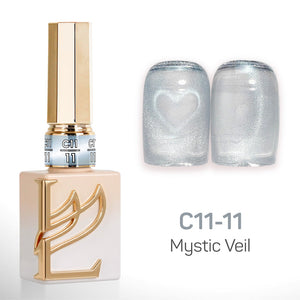 LAVIS Cat Eyes C11 - Set 24 Colors - Gel Polish 0.5 oz - Mystic Veil Collection