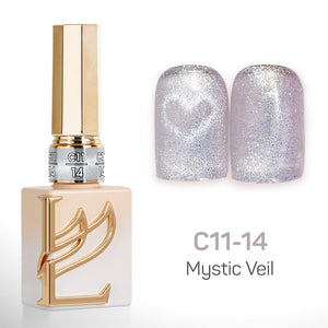 LAVIS Cat Eyes C11 - Set 24 Colors - Gel Polish 0.5 oz - Mystic Veil Collection