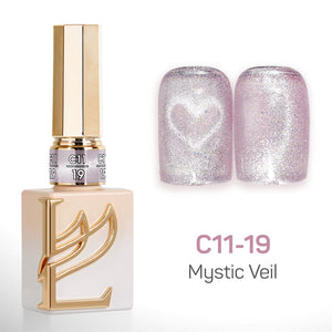 LAVIS Cat Eyes C11 - Set 24 Colors - Gel Polish 0.5 oz - Mystic Veil Collection