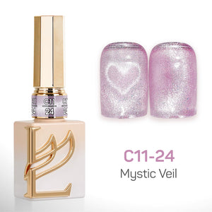 LAVIS Cat Eyes C11 - Set 24 Colors - Gel Polish 0.5 oz - Mystic Veil Collection