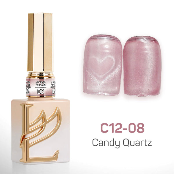 LAVIS Cat Eyes C12 - 08 - Gel Polish 0.5 oz - Candy Quartz Collection