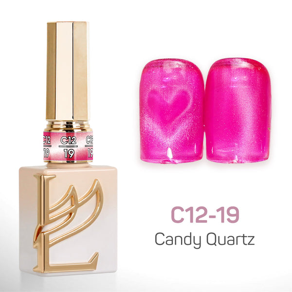 LAVIS Cat Eyes C12 - 19 - Gel Polish 0.5 oz - Candy Quartz Collection