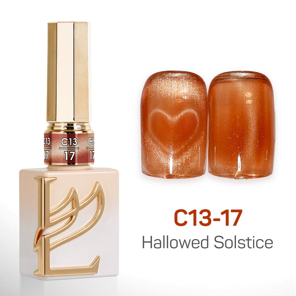 LAVIS Cat Eyes C13 - Set 24 Colors - Gel Polish 0.5 oz - Hallowed Solstice Collection
