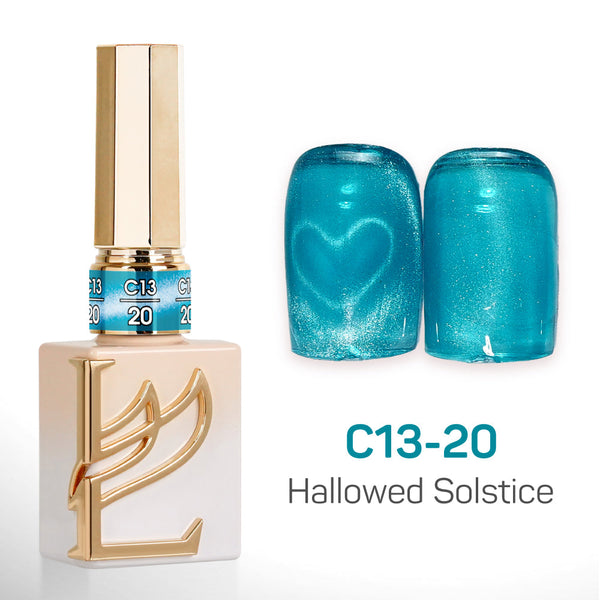 LAVIS Cat Eyes C13 - Set 24 Colors - Gel Polish 0.5 oz - Hallowed Solstice Collection