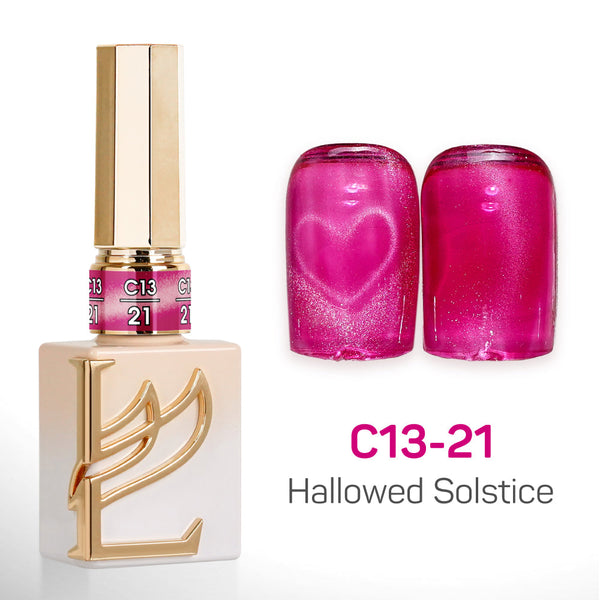 LAVIS Cat Eyes C13 - Set 24 Colors - Gel Polish 0.5 oz - Hallowed Solstice Collection