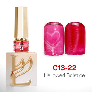 LAVIS Cat Eyes C13 - Set 24 Colors - Gel Polish 0.5 oz - Hallowed Solstice Collection