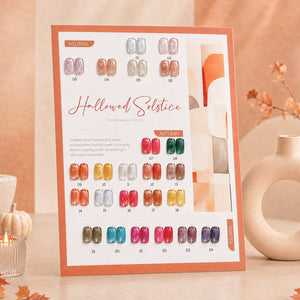 LAVIS Cat Eyes C13 - Set 24 Colors - Gel Polish 0.5 oz - Hallowed Solstice Collection