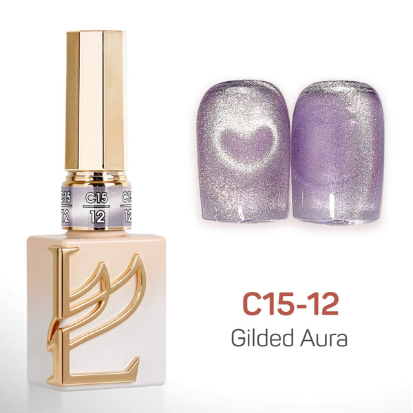 LAVIS Cat Eyes C15 - 12 - Gel Polish 0.5 oz - Gilded Aura Collection