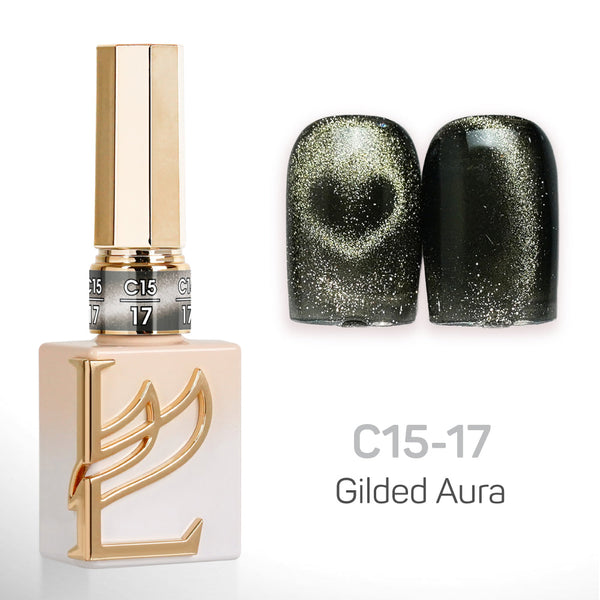 LAVIS Cat Eyes C15 - 17 - Gel Polish 0.5 oz - Gilded Aura Collection