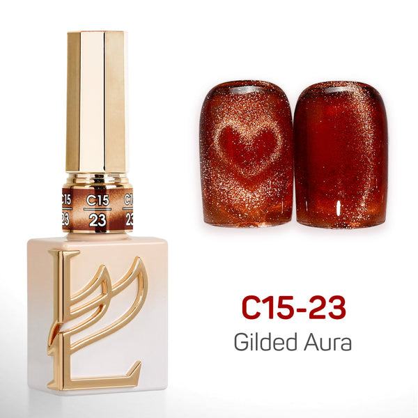 LAVIS Cat Eyes C15 - 23 - Gel Polish 0.5 oz - Gilded Aura Collection