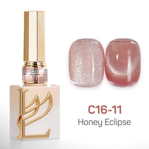 LAVIS Cat Eyes C16 - Set 24 Colors - Gel Polish 0.5 oz - Honey Eclipse Collection