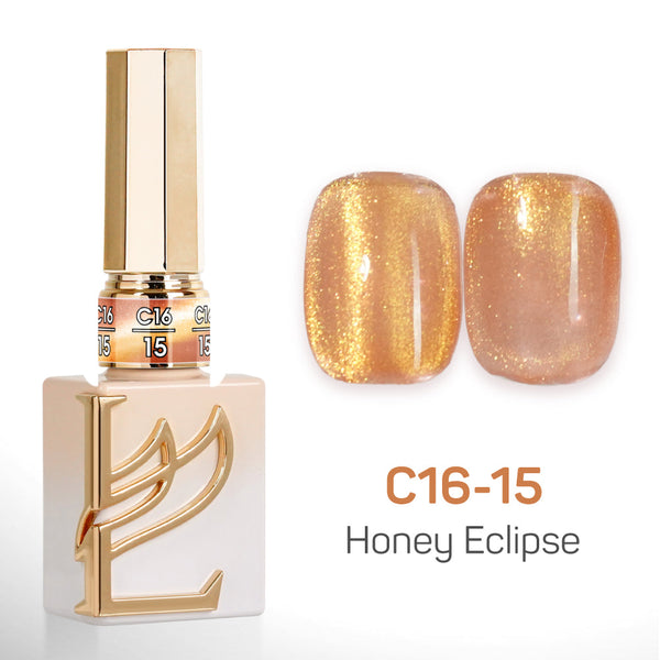 LAVIS Cat Eyes C16 - 15 - Gel Polish 0.5 oz - Honey Eclipse Collection