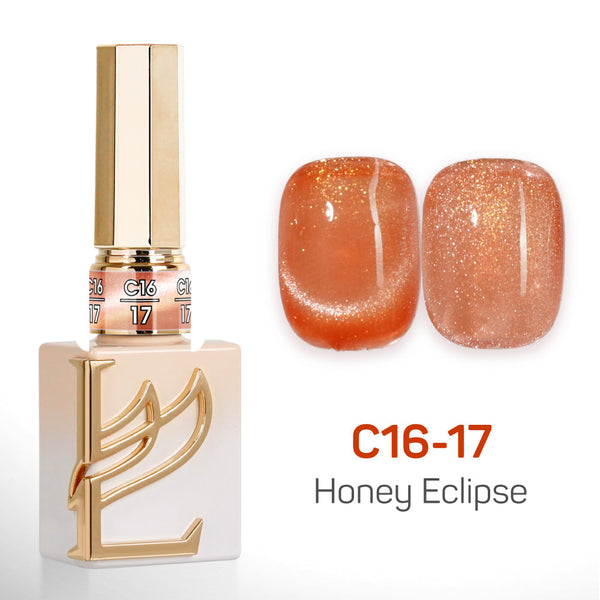 LAVIS Cat Eyes C16 - 17 - Gel Polish 0.5 oz - Honey Eclipse Collection